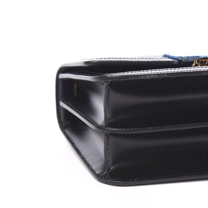 Burberry Calfskin Monogram Embossed Small TB Chain Bag Black 6 of 8
