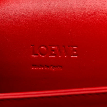 Loewe Calfskin Medium Barcelona Shoulder Bag Red 6 of 14