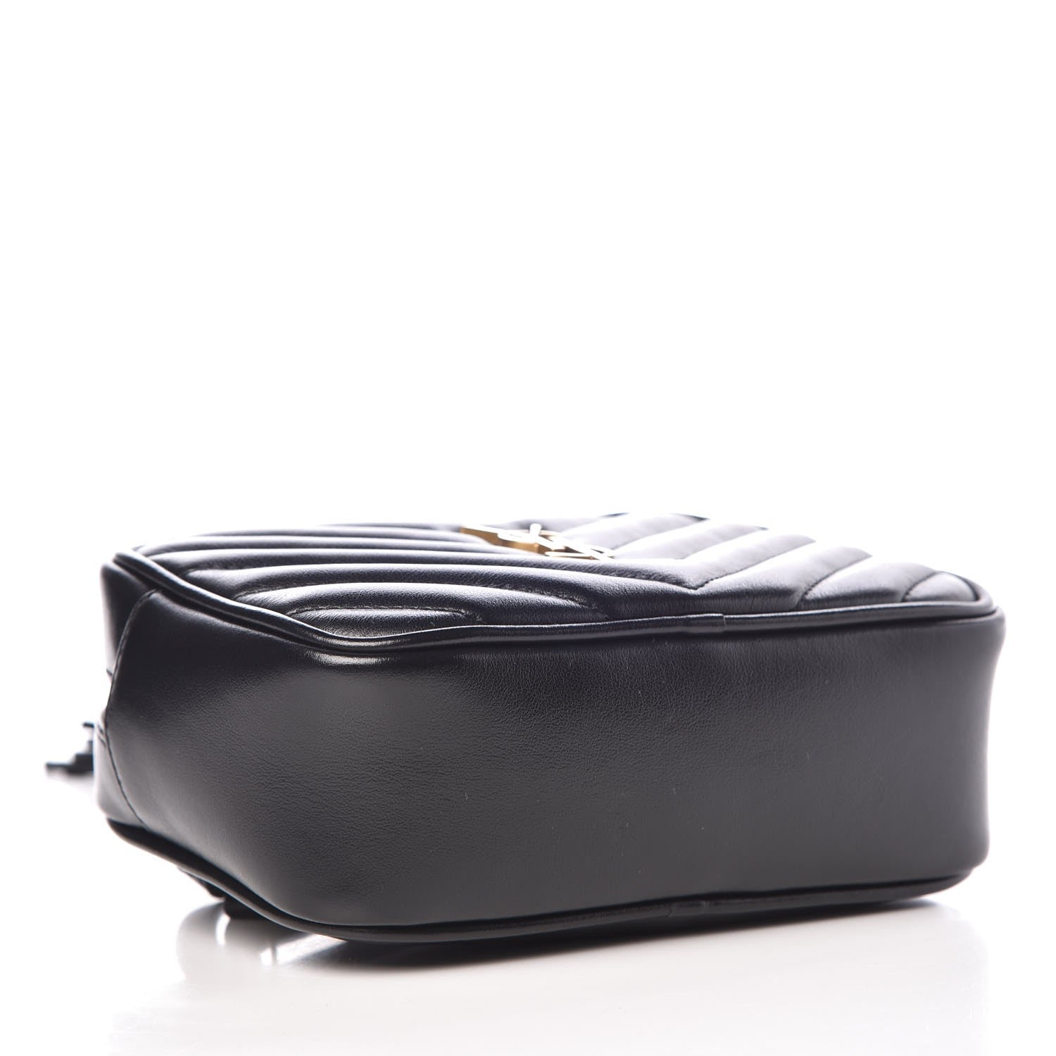 Saint Laurent Calfskin Matelasse Monogram Lou Belt Bag Black 4 of 6