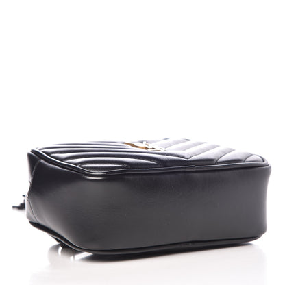 Saint Laurent Calfskin Matelasse Monogram Lou Belt Bag Black 4 of 6