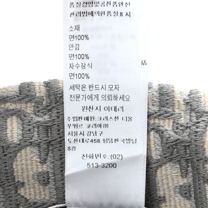 Christian Dior Oblique Bucket Hat 58 Grey 8 of 9