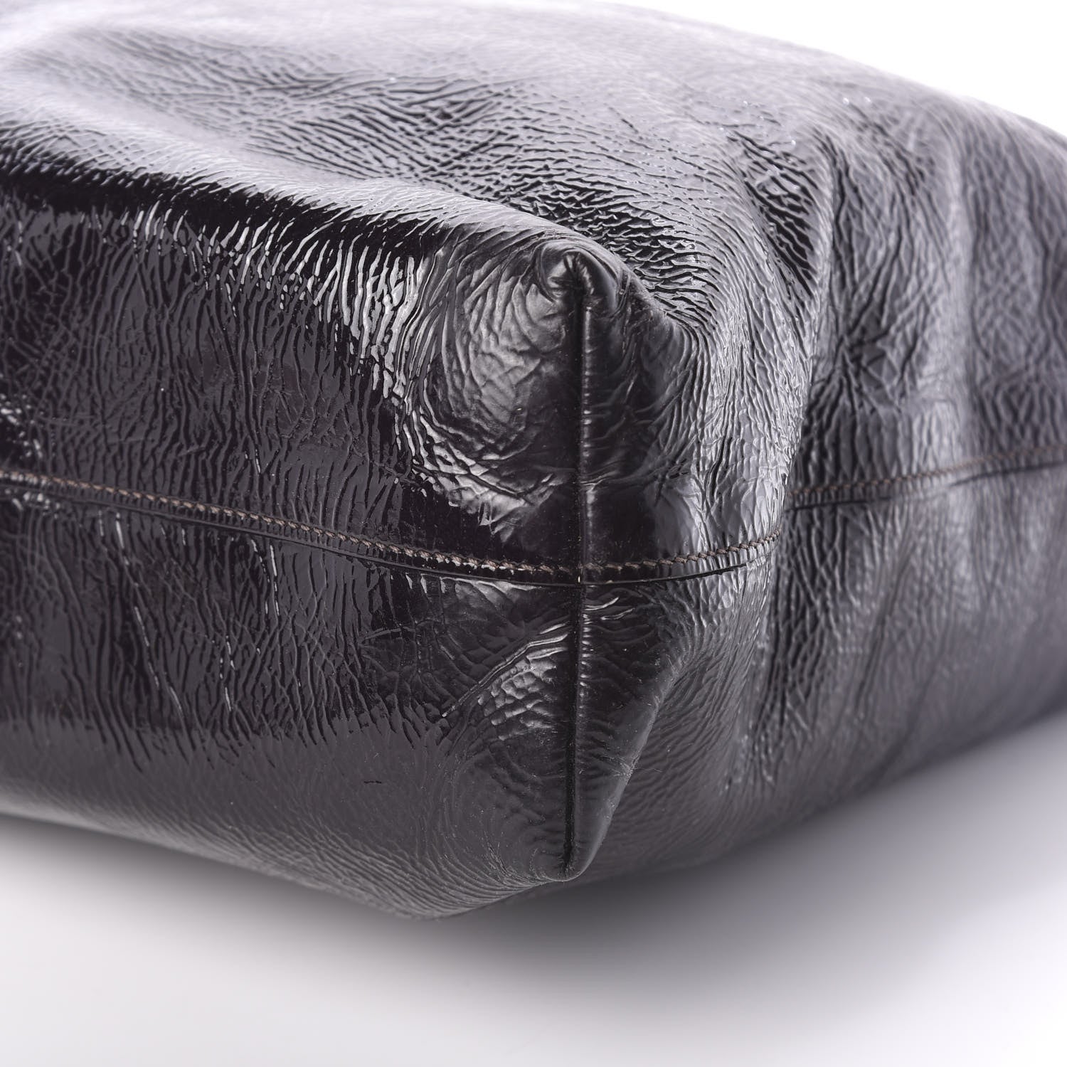 Prada Vernice Sfumata Shopping Tote Lampone 9 of 9