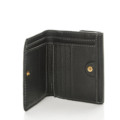 Chloe Grained Calfskin Marcie Square Wallet Black 6 of 10