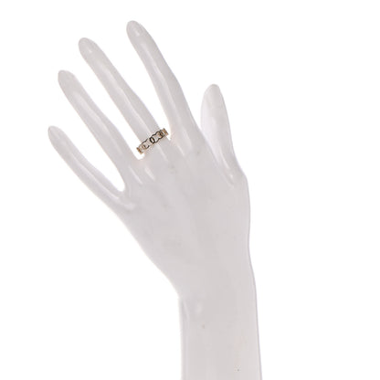 Chanel Metal CC Ring 54 6.75 Gold 2 of 3