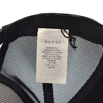 Gucci GG Supreme Monogram Psychedelic Baseball Hat XL 60 Black 5 of 9