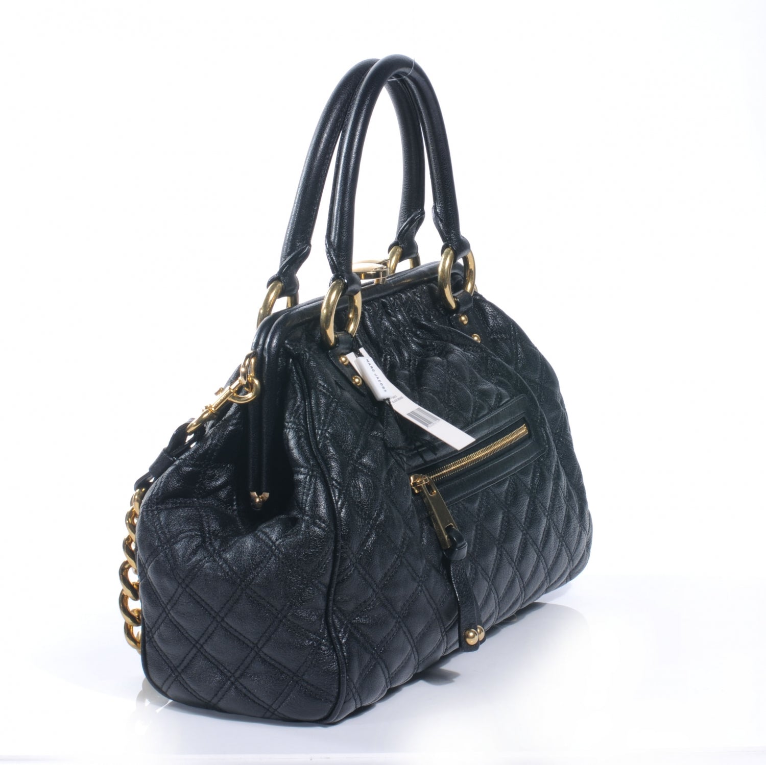 Marc Jacobs Quilted Leather Stam Black 7 of 21