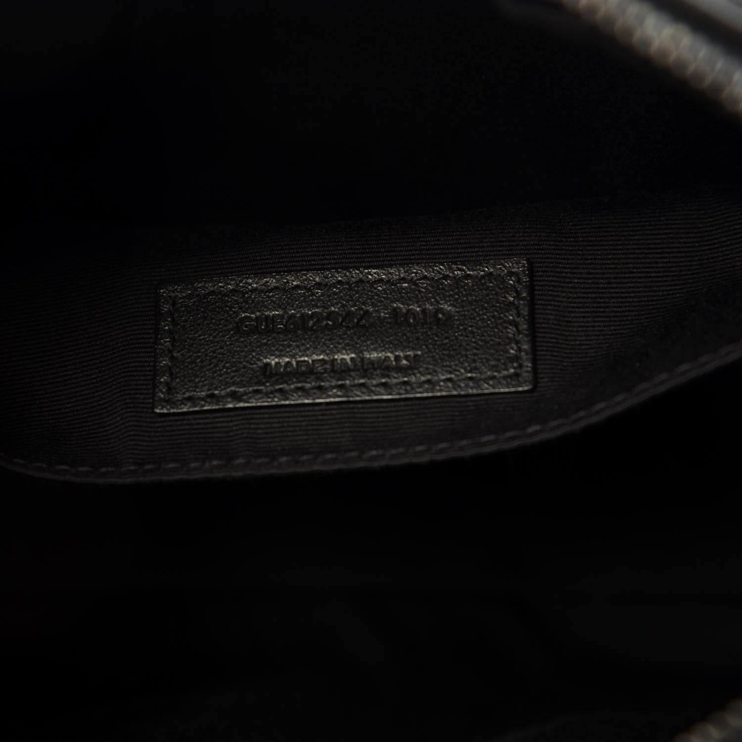 Saint Laurent Calfskin Matelasse Monogram Lou Camera Bag Black 9 of 10