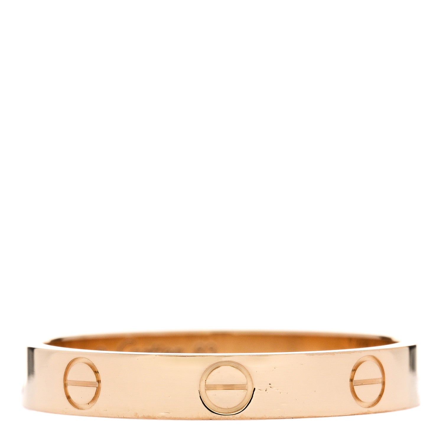 Cartier 18K Yellow Gold 3.5mm LOVE Wedding Band Ring 63 10.5 1 of 6
