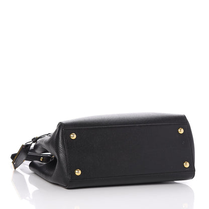 Fendi Vitello Elite Petite 2Jours Tote Black 4 of 7