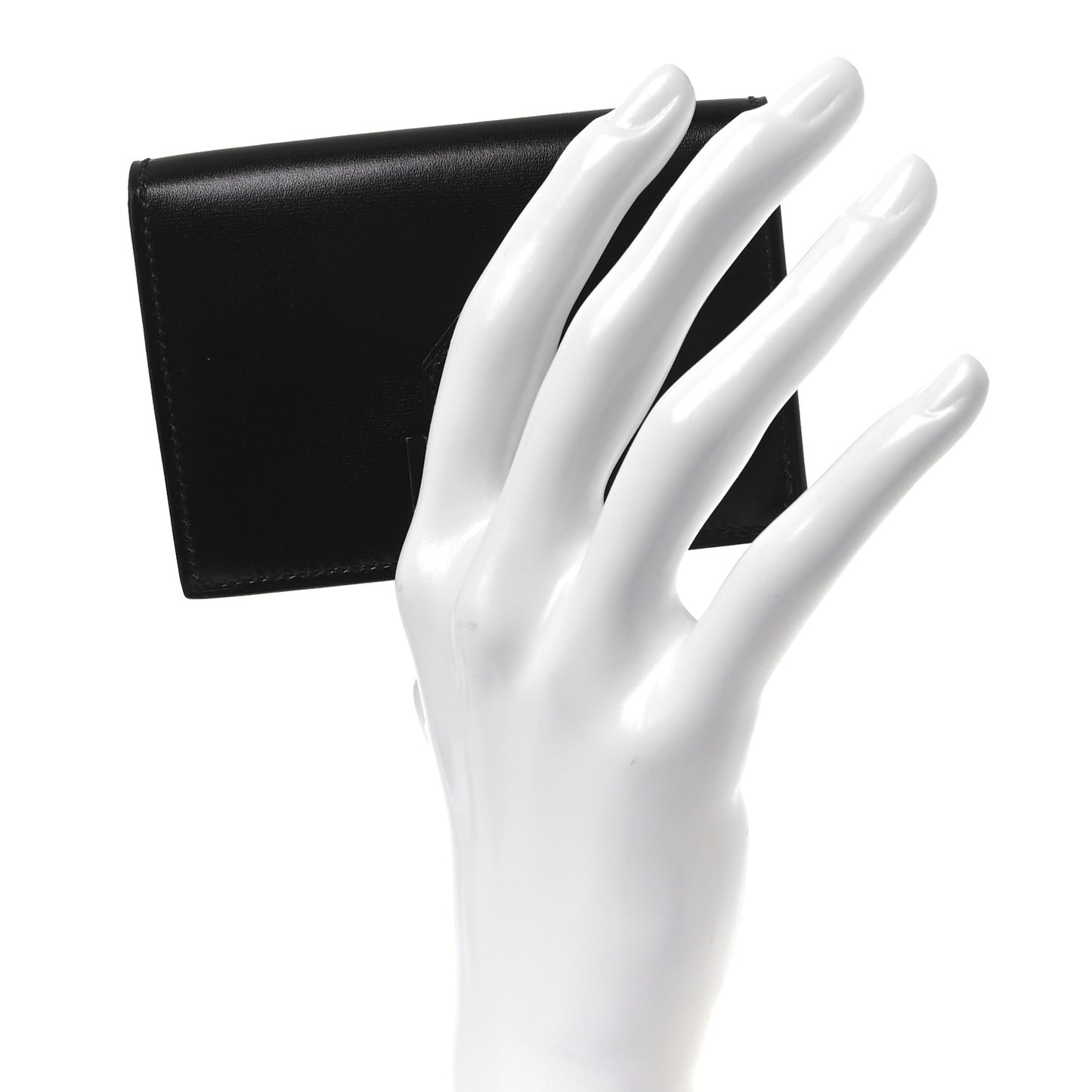 Box Monochrome Bearn Card Holder Wallet Black