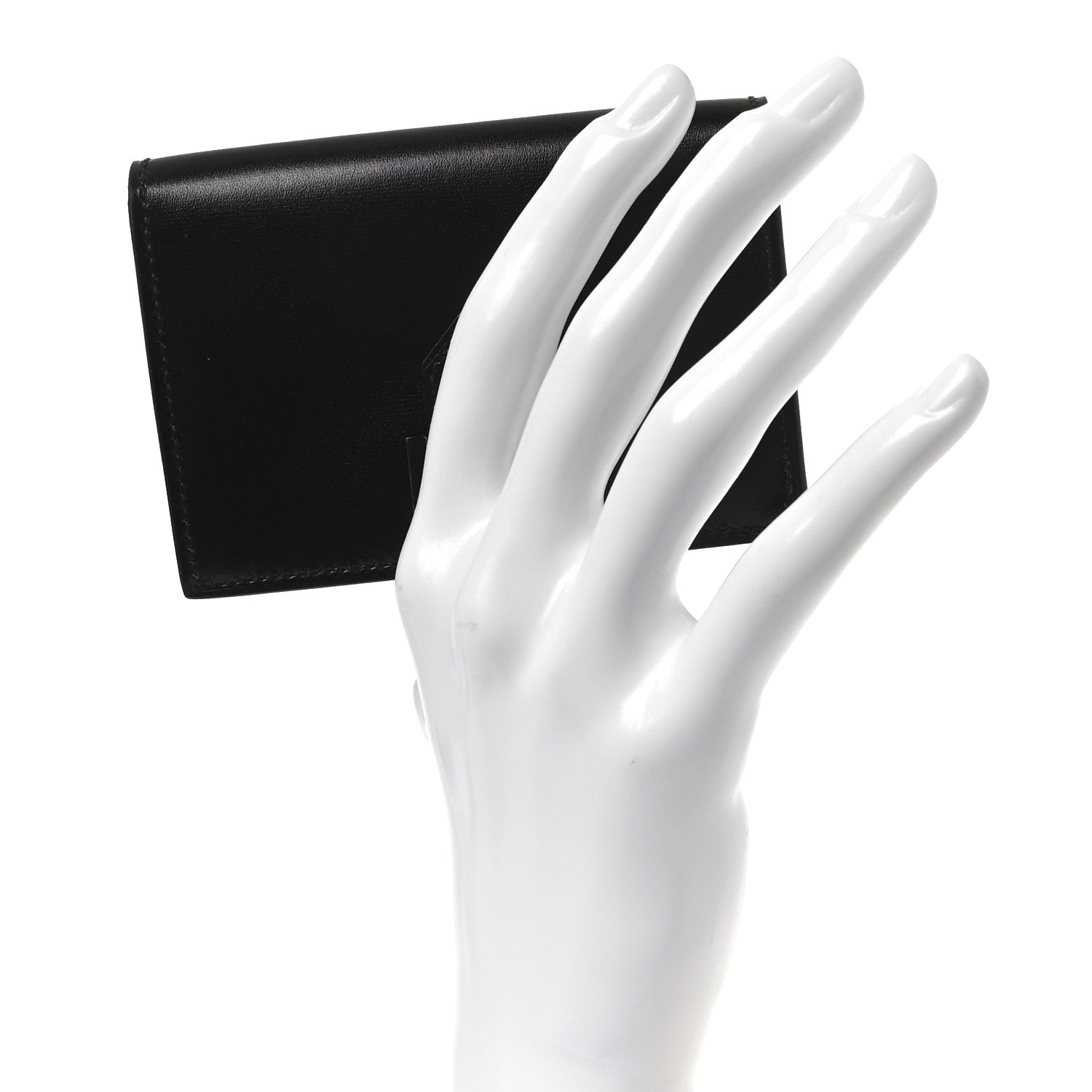 Hermes Box Monochrome Bearn Card Holder Wallet Black 2 of 9