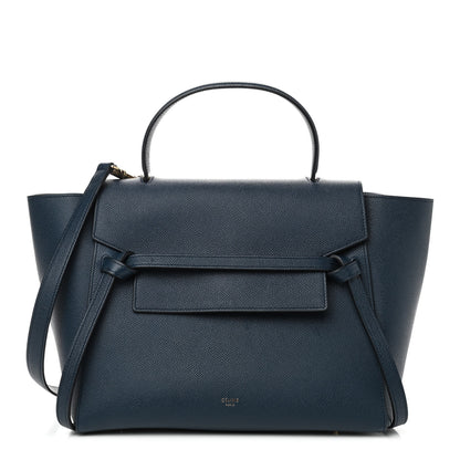 Celine Grained Calfskin Mini Belt Bag Steel Blue 1 of 9