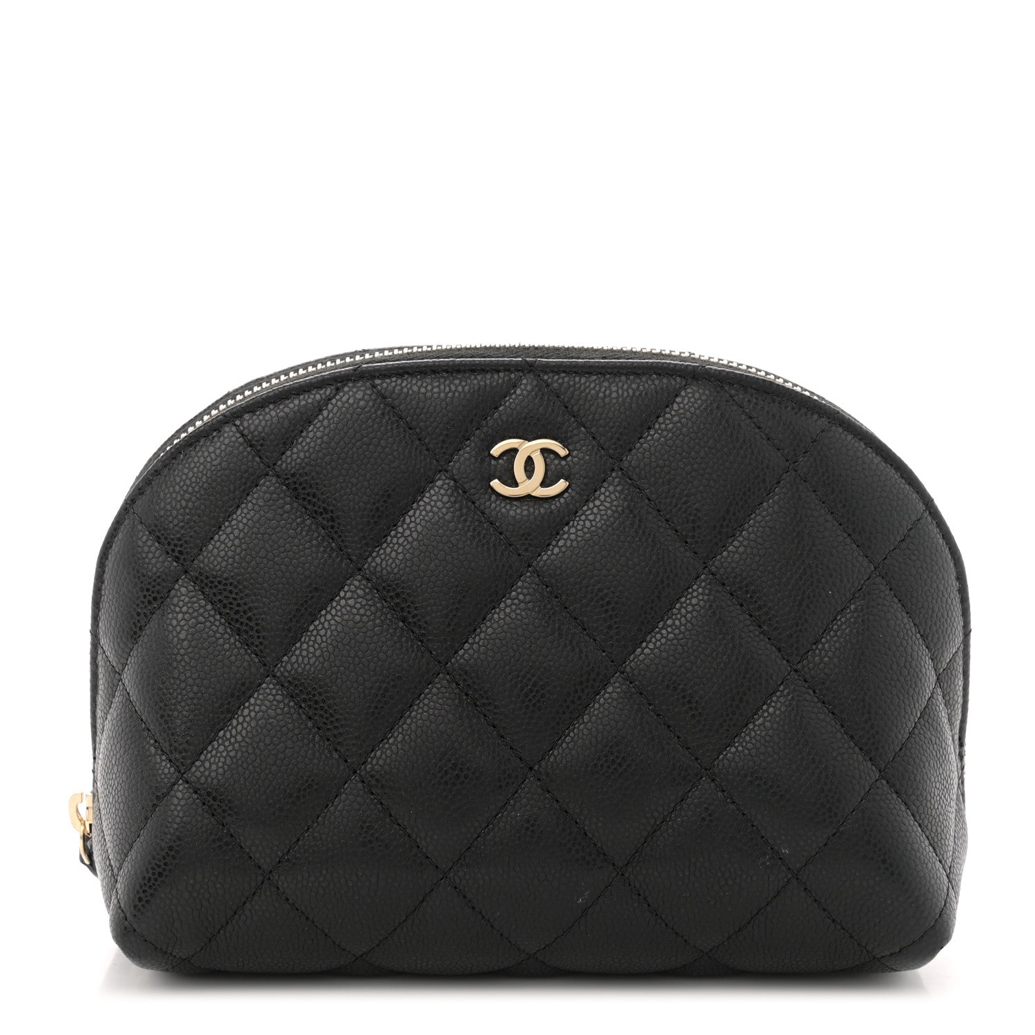 Chanel Caviar Quilted Cosmetic Case Black 1 of 8