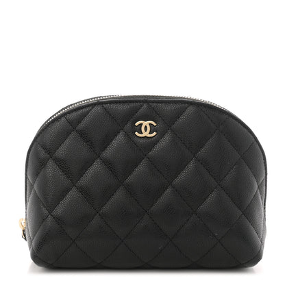 Chanel Caviar Quilted Cosmetic Case Black 1 of 8