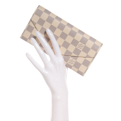 Louis Vuitton Damier Azur Josephine Wallet 2 of 9
