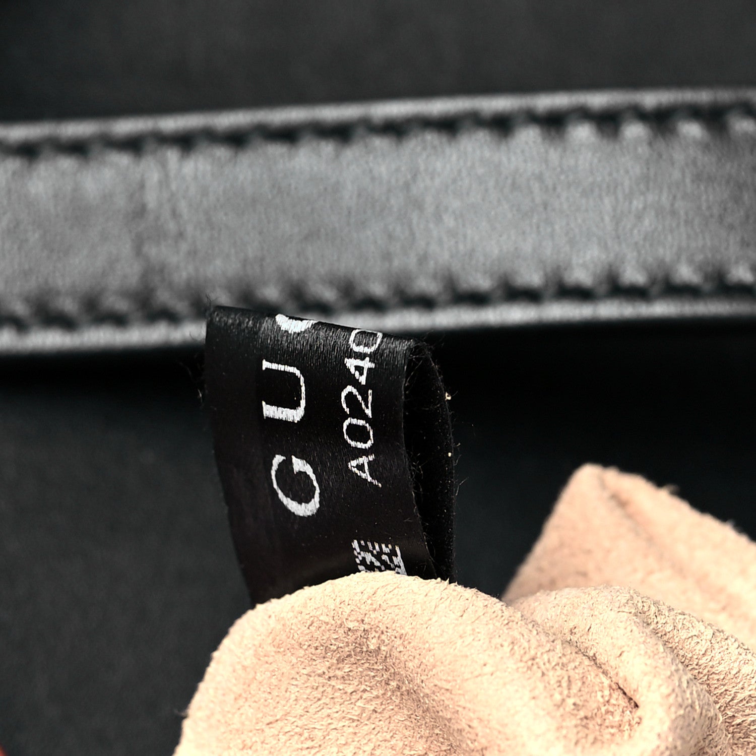 Gucci GG Supreme Monogram Small Osiride Top Handle Bag Black Gold 8 of 14