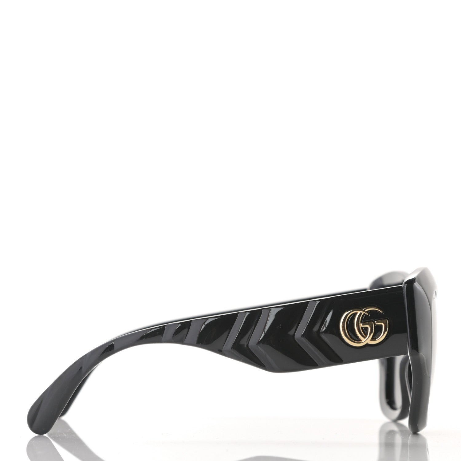 Gucci Acetate GG Butterfly Sunglasses GG0808S Black 3 of 8
