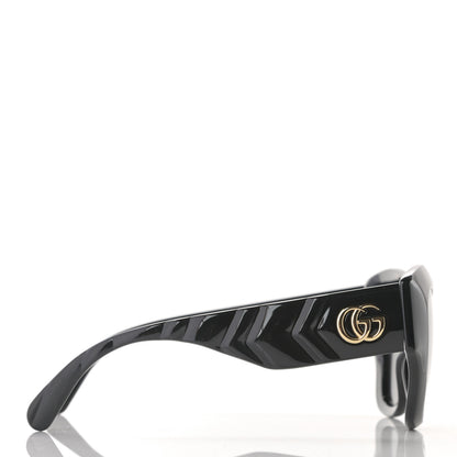Gucci Acetate GG Butterfly Sunglasses GG0808S Black 3 of 8