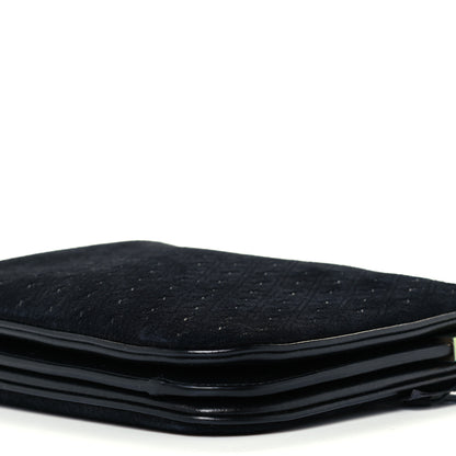 Saint Laurent Suede All-Over Monogram Crossbody Black 10 of 10