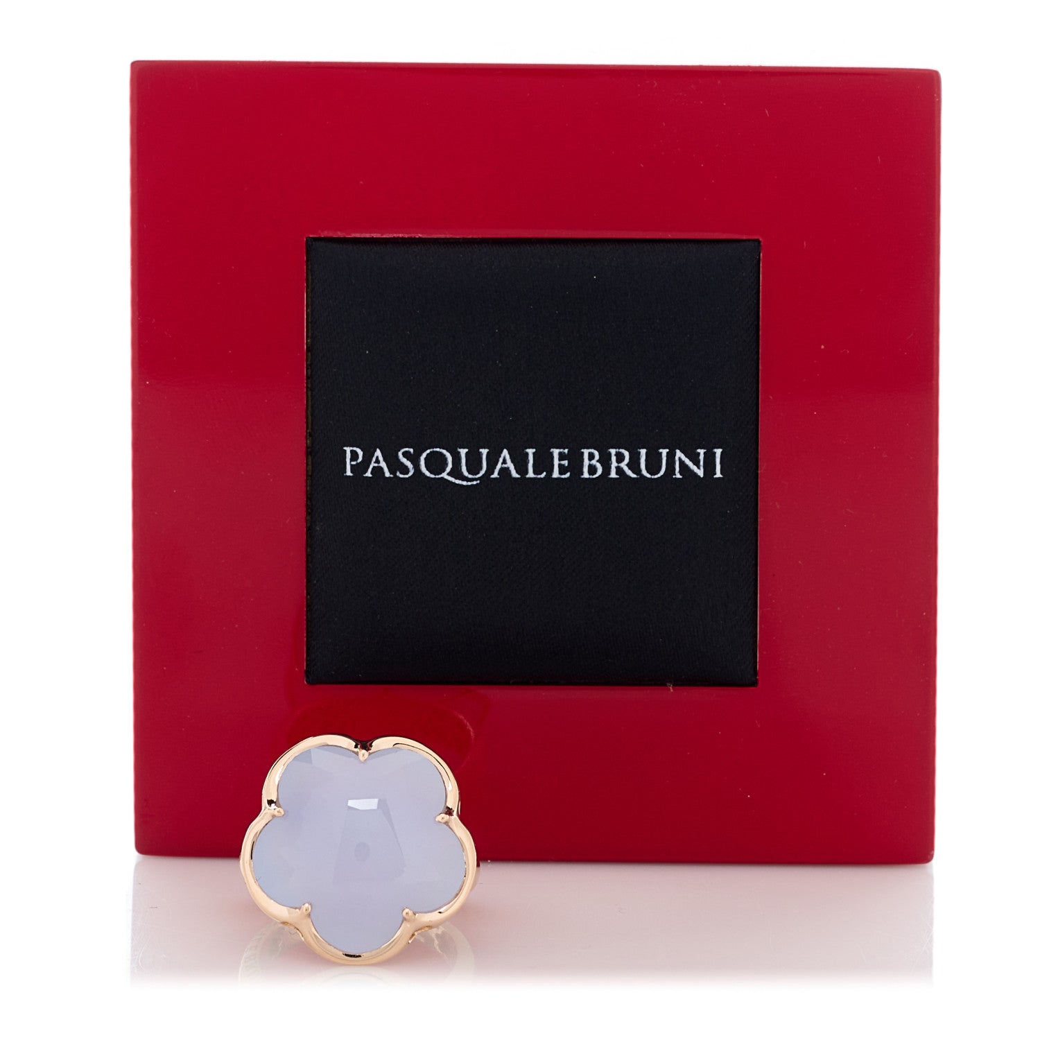 Pasquale Bruni 18K Rose Gold Diamond Chalcedony Bon Ton Ring 55 7.25 7 of 7