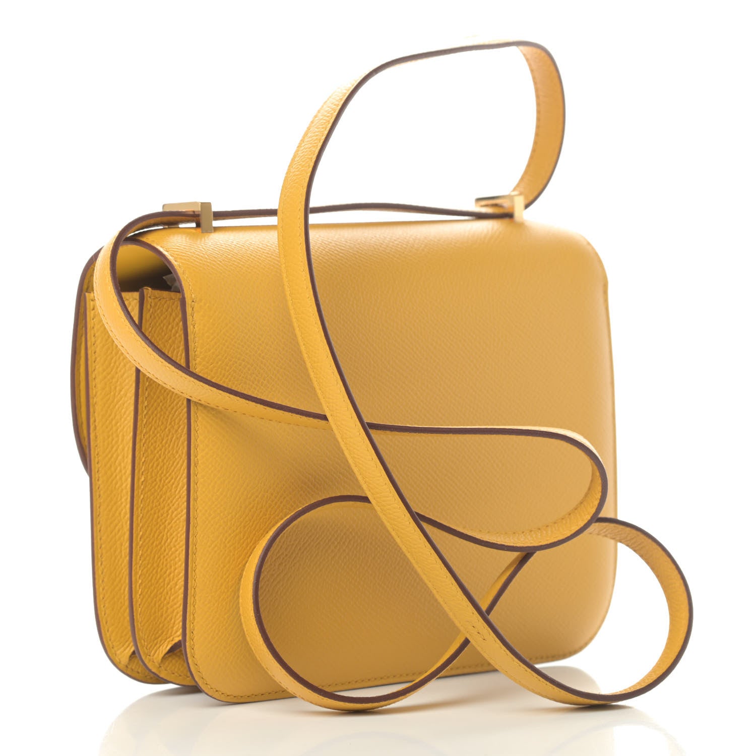 Hermes Epsom Constance 18 Jaune Ambre 2 of 4