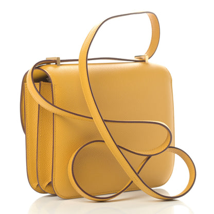 Hermes Epsom Constance 18 Jaune Ambre 2 of 4