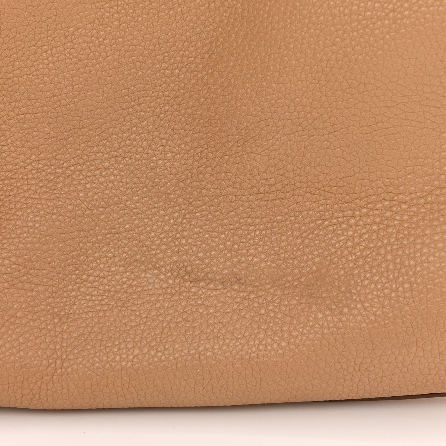 Vitello Daino Side Zip Tote Naturale