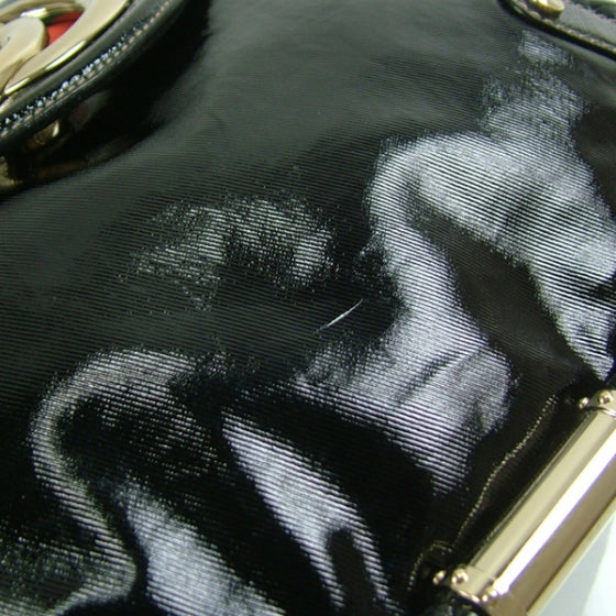 Dialux GG BRITT Tassel Shoulder Bag Hobo Black