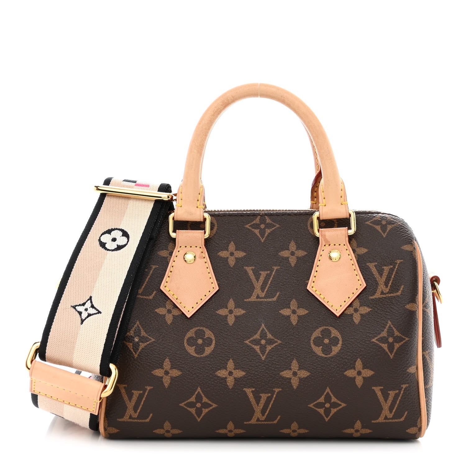 Louis Vuitton Monogram Speedy Bandouliere 20 Black 1 of 11