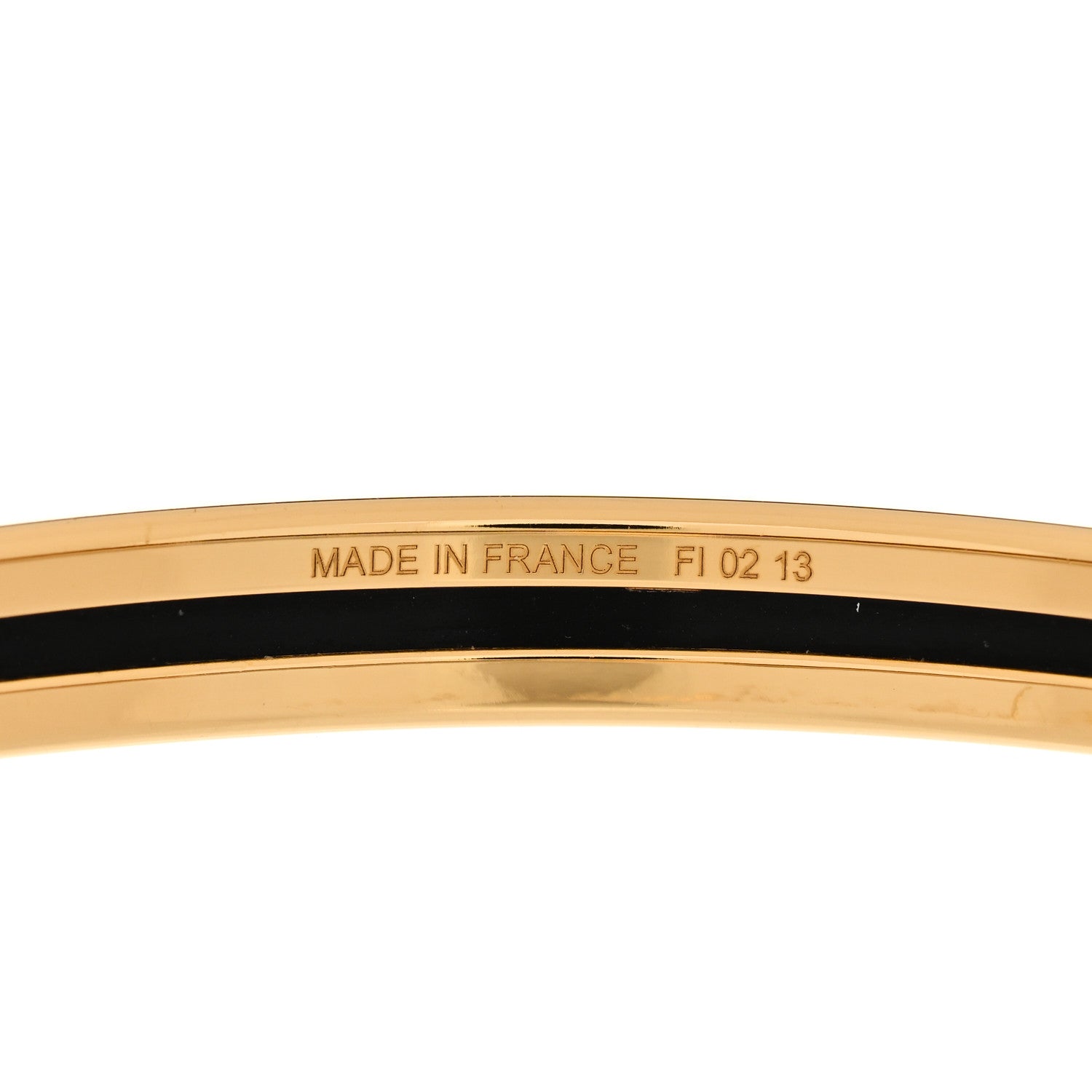 Hermes Enamel Extra Narrow Uni Bracelet 62 Rouge Jumping 5 of 6