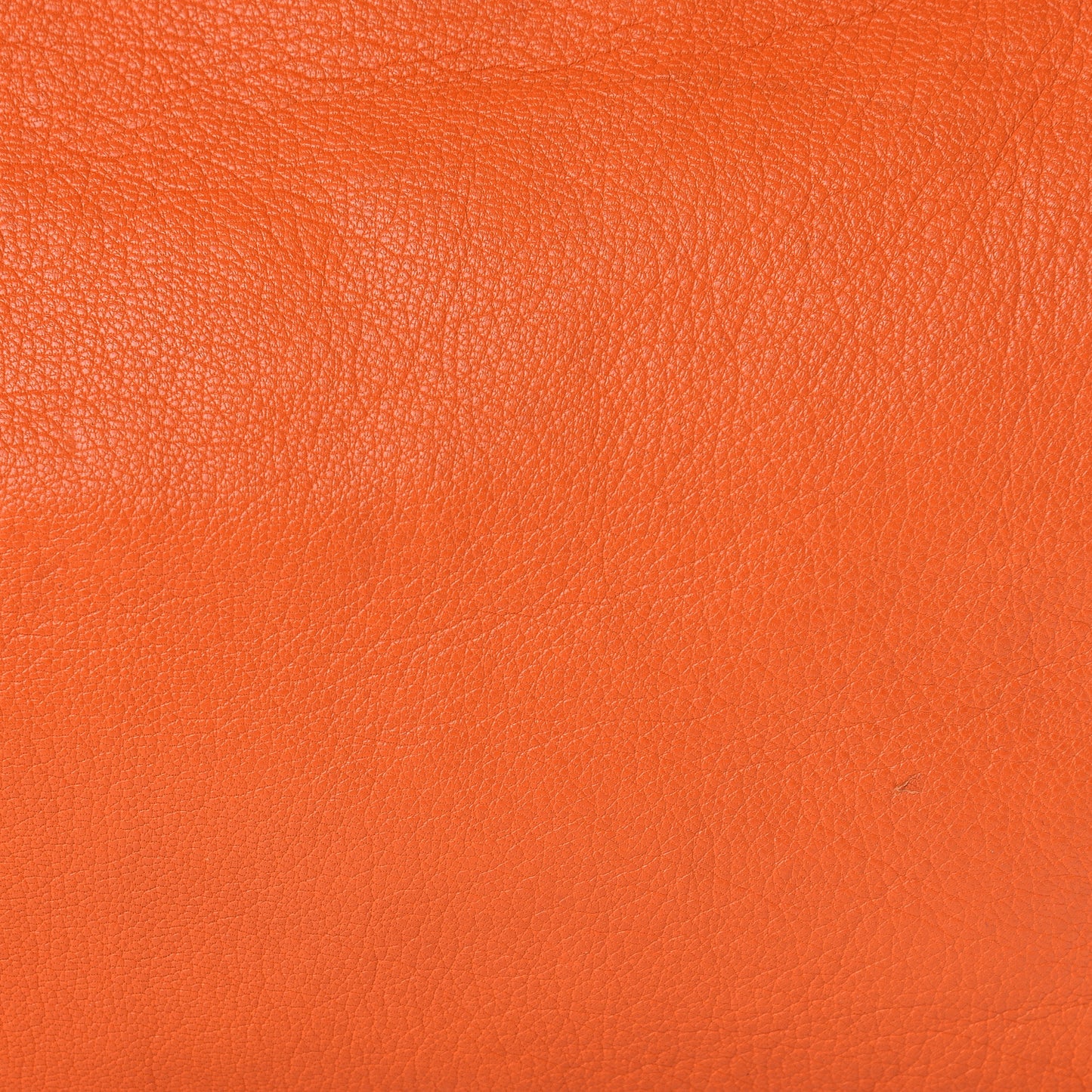 Grained Goatskin Antigona Zippered Tote Orange