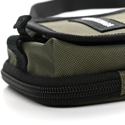 Balenciaga Nylon Explorer Crossbody Dark Green 8 of 9