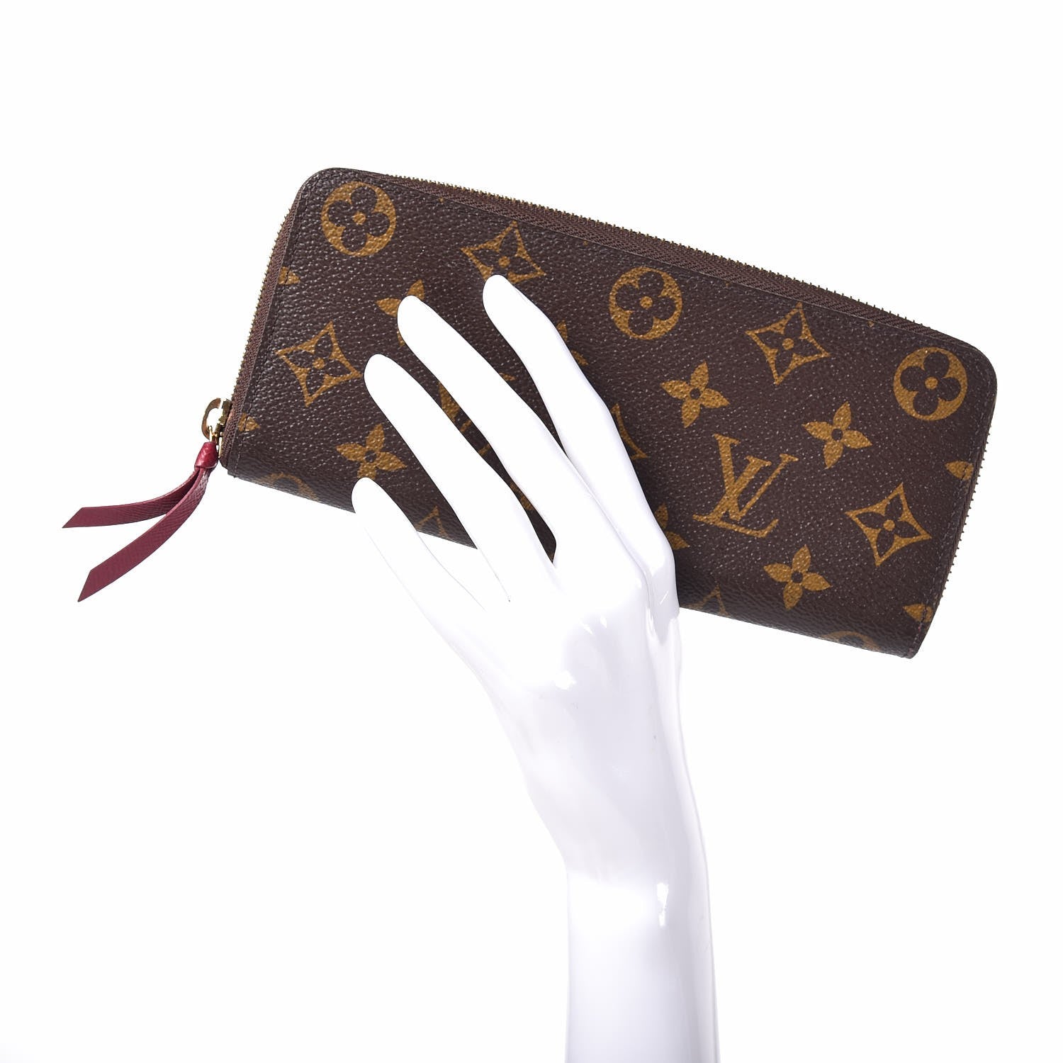 Louis Vuitton Monogram Clemence Wallet Fuchsia 2 of 7