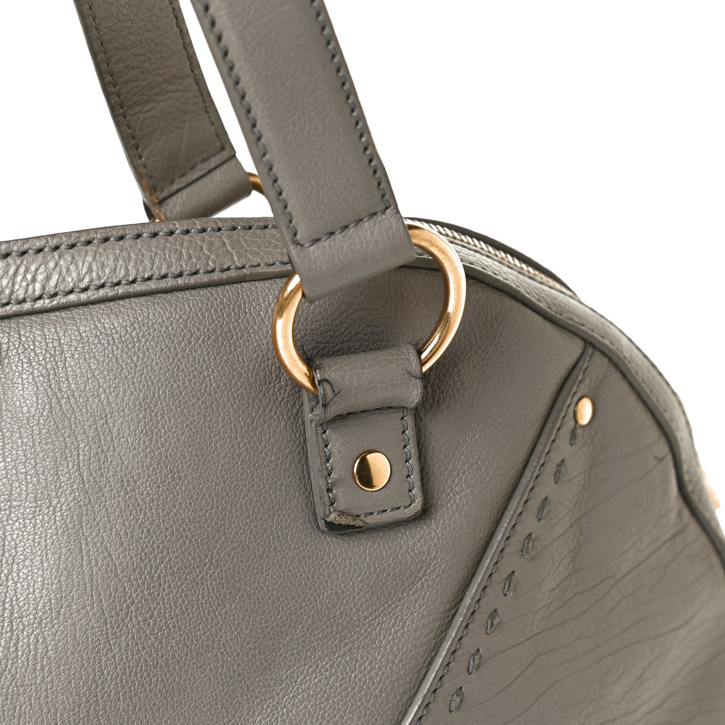 Calfskin Large Muse Gray