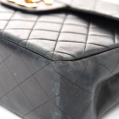 Chanel Lambskin Quilted XL Jumbo Single Flap Black 12 of 31