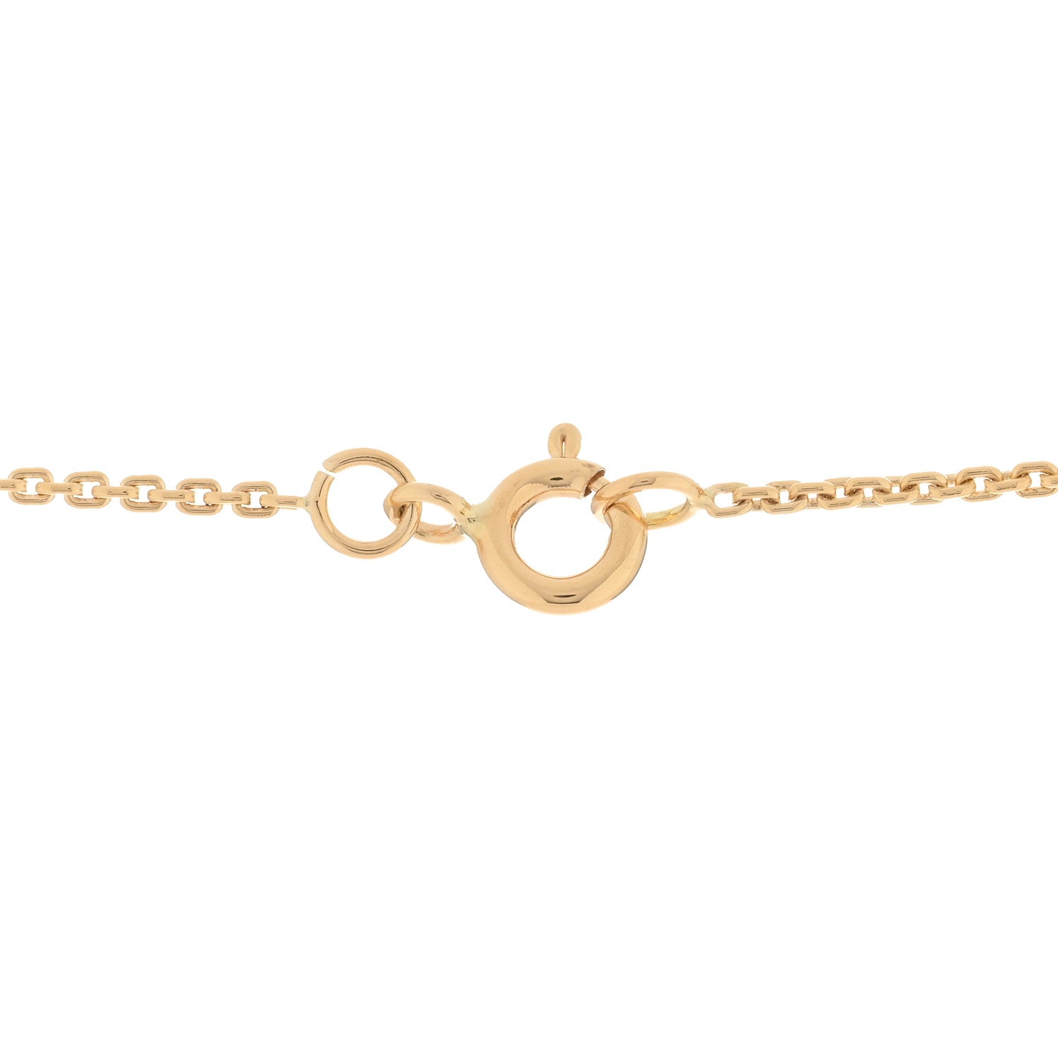 Louis Vuitton 18K Yellow Gold Diamond Small LV Volt One Pendant Necklace 3 of 5