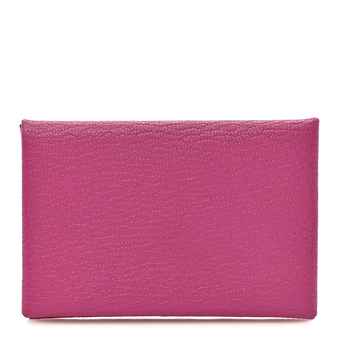 Chevre Mysore Calvi Card Case Rose Pourpre