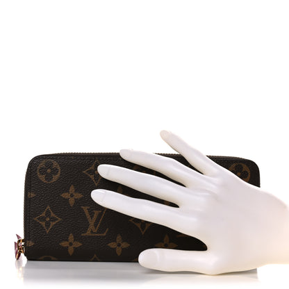 Louis Vuitton Monogram Clemence Wallet Fuchsia 3 of 11