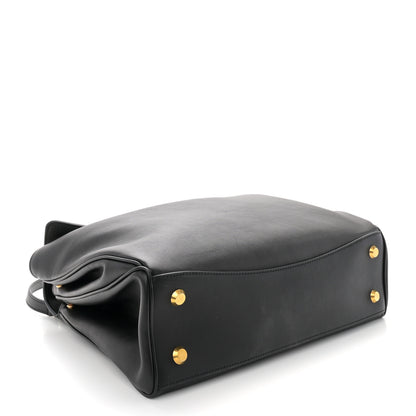 Balenciaga Natural Smooth Calfskin Medium Rodeo Top Handle Handbag Black 4 of 9