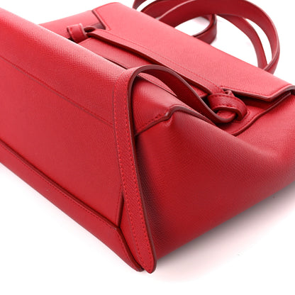 Celine Baby Grained Calfskin Micro Belt Bag Coquelicot 12 of 12