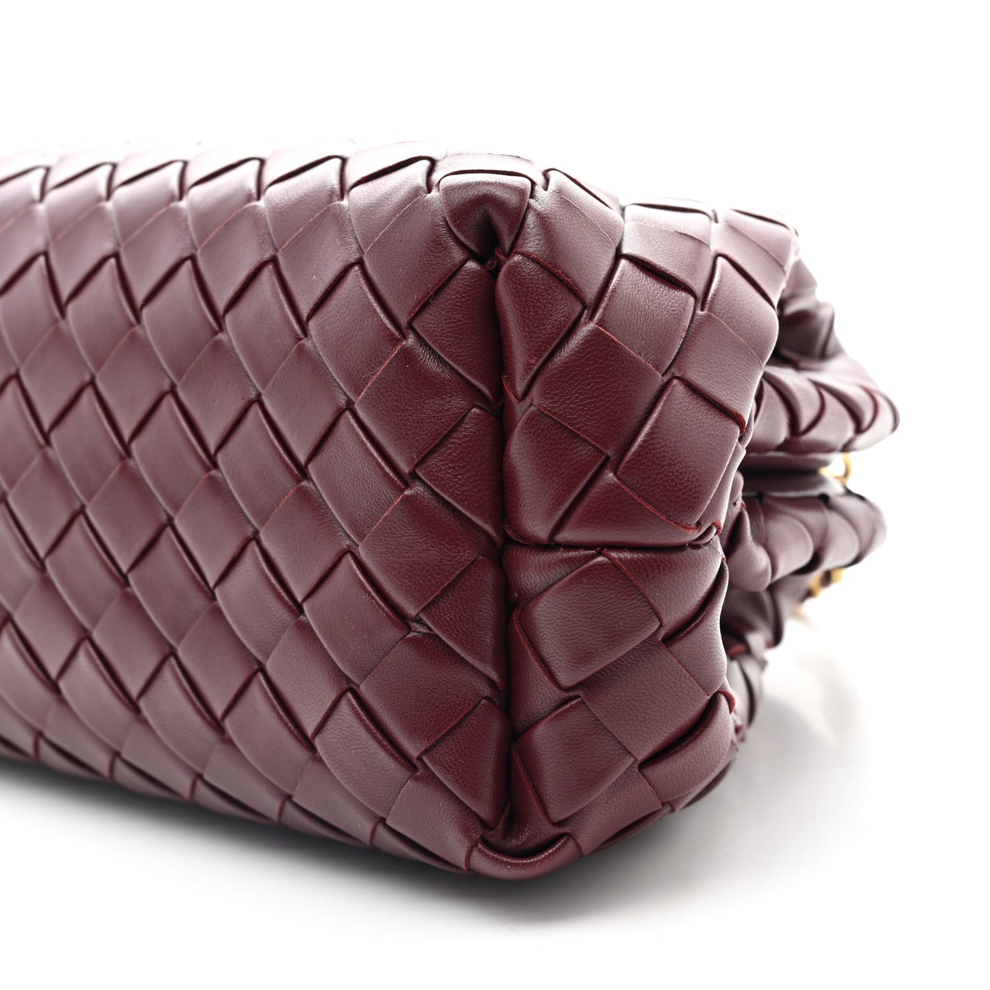 Nappa Intrecciato Teen The Lauren 1980 Clutch With Chain Barolo