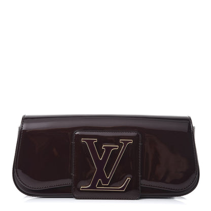 Louis Vuitton Patent Sobe Clutch Amarante 1 of 7