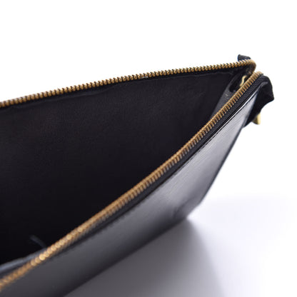 Louis Vuitton Epi Pochette Accessories 24 Black 4 of 8