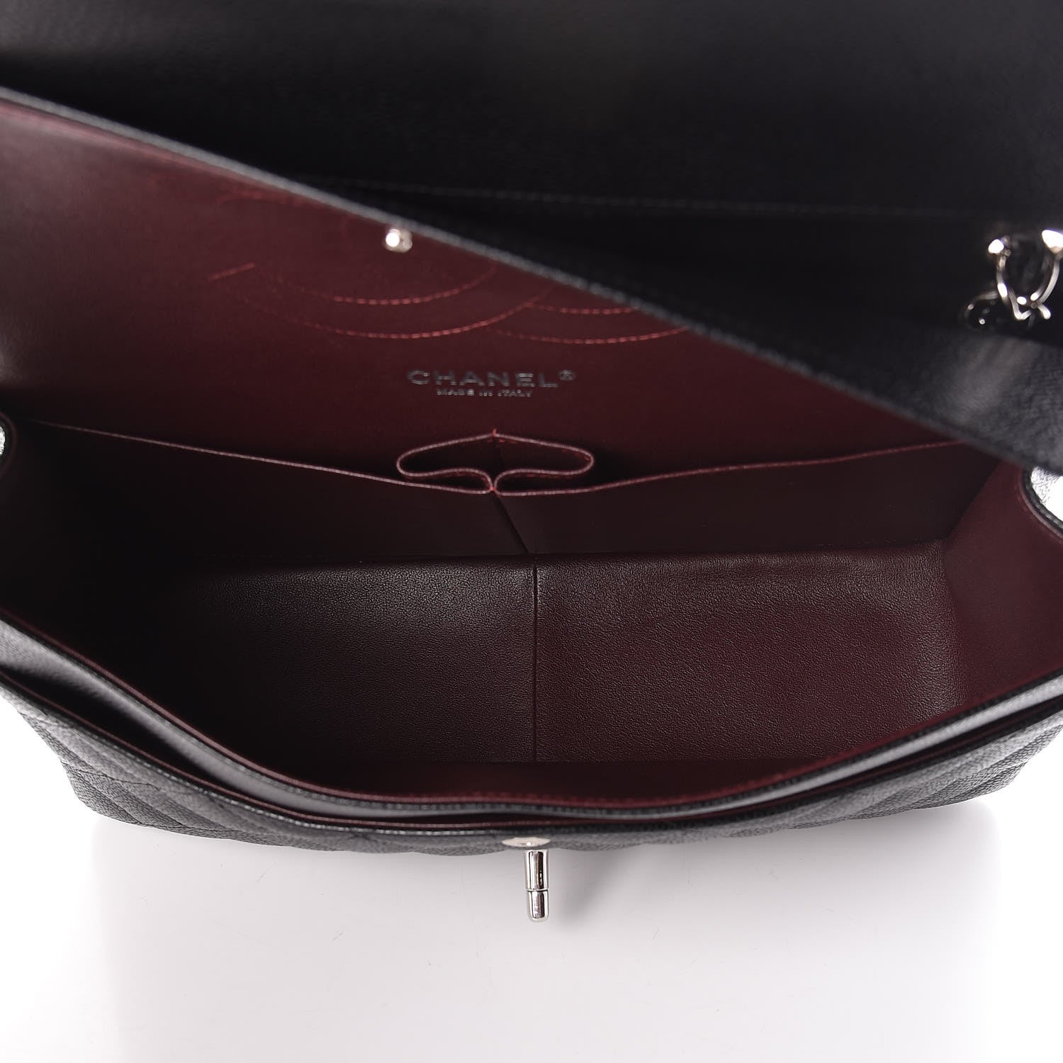 Chanel Caviar Quilted Jumbo Double Flap Black 7 of 10