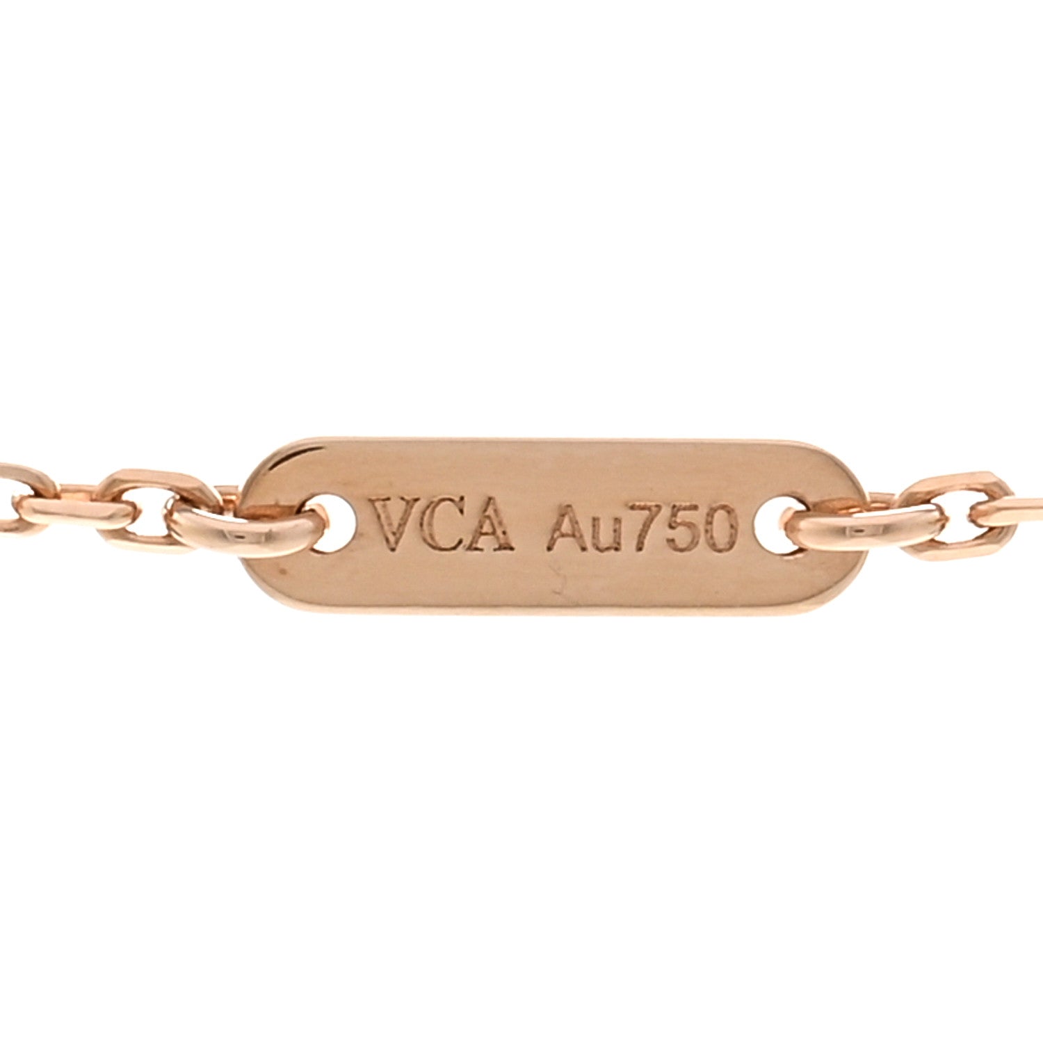 Van Cleef & Arpels VAN CLEEF & ARPELS 18K Rose Gold Sweet Alhambra Pendant Necklace 4 of 6