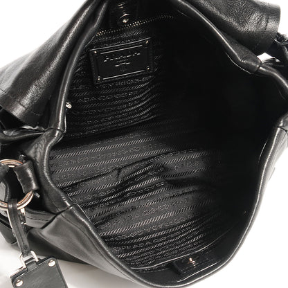 Prada Soft Calf Shoulder Bag Nero Black 5 of 10