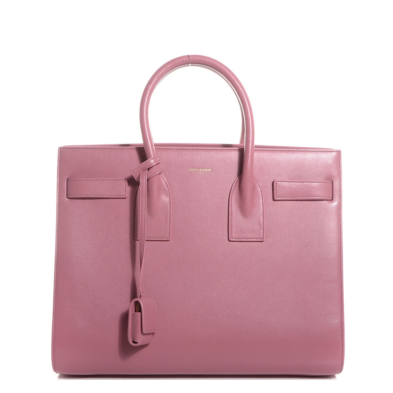 Saint Laurent Calfskin Small Sac De Jour Dark Rose 1 of 9