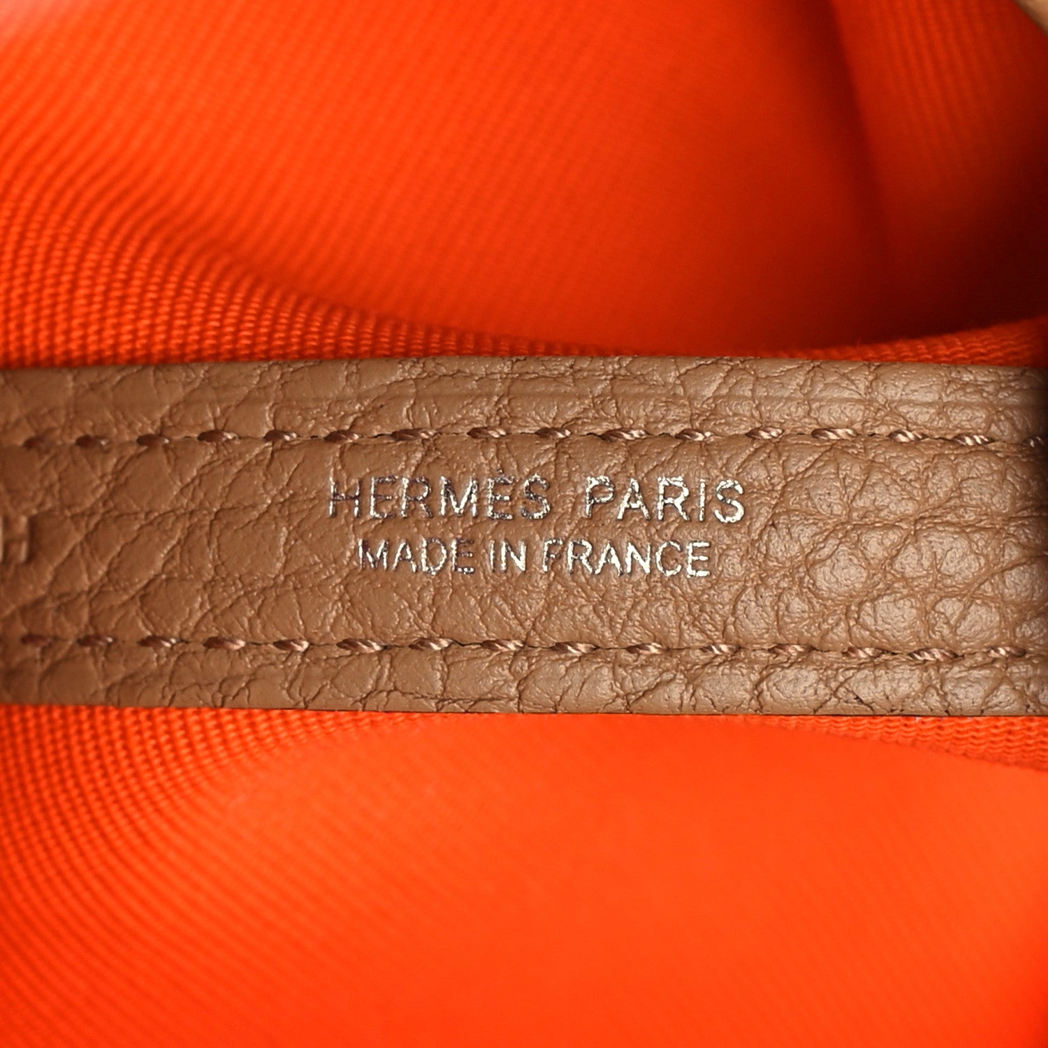 Hermes Toile Militaire Vache Country Garden Party 30 TPM Orange Chai 6 of 10