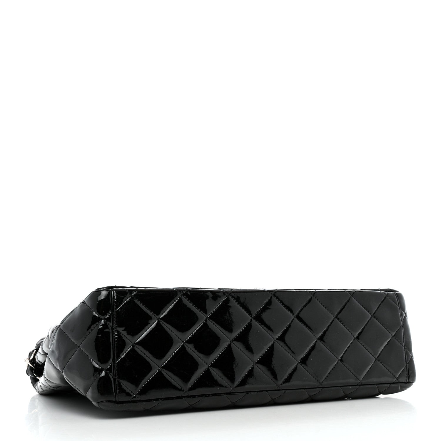 Chanel Patent Quilted Maxi Single Flap Black 4 of 12