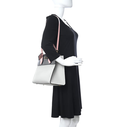 Louis Vuitton Calfskin City Steamer MM Gris Antartica Navy Rose Doux 2 of 9